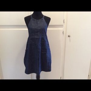 NWT Free People dress blue denim